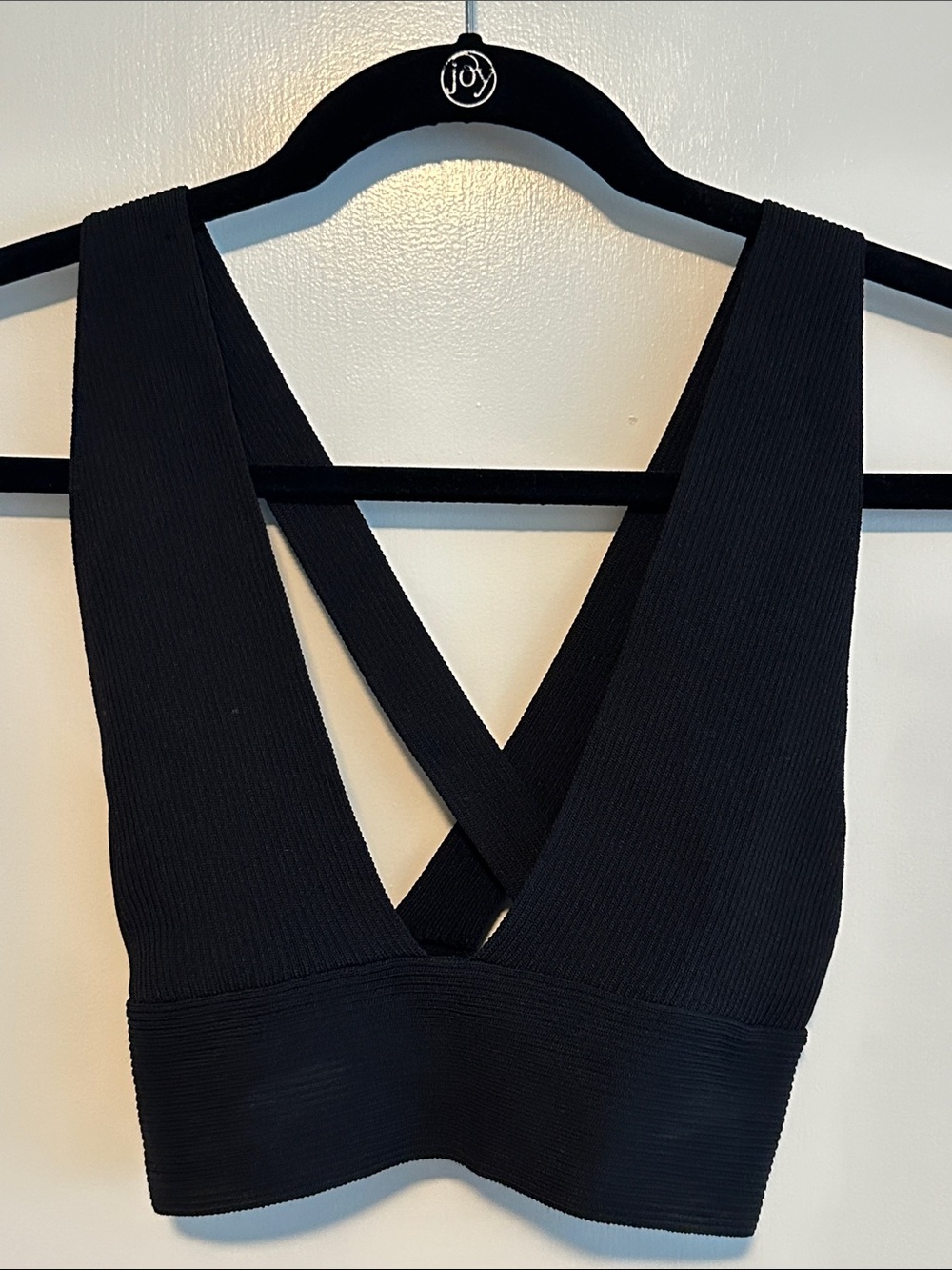 Zara Black Racerback Bralette